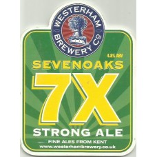 Westerham Brewery Sevenoaks 7X Pump Clip